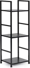 Modern Home industriële loft stijl boekenkast met 3 planken - 80 x 29 x 23,5 cm - Bruin