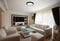 Modern LED ceiling plafond Activejet VERDI Black/Gold 23W