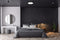 Modern LED ceiling plafond Activejet VERDI Black/Gold 23W