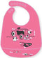 Modern Twist Farm Buddies Slabbetje met Opvangbakje - Pink