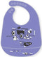Modern Twist Farm Buddies Slabbetje met Opvangbakje - Purple
