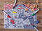 Modern Twist - Kids Mark-Mat Circus + 4 Markers