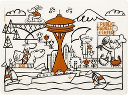 Modern Twist - Kids Placemat Seattle