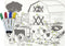 Modern Twist Mark Matz Farm Buddies Placemat - 40 x 32 cm - Wit