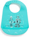 Modern Twist Robot Love Slabbetje met Opvangbakje - Electric Blue