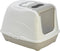 Moderna - Kattenbak - Flip cat Jumbo - Warmgrijs/wit - 41,0x43,9x57,6 cm