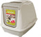 Moderna - Kattenbak - Flip cat Jumbo - Warmgrijs/wit - 41,0x43,9x57,6 cm