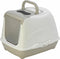 Moderna - Kattenbak - Flip cat Large - Warmgrijs/wit - 37,0x39,0x50,0 cm