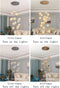 Moderne Eenvoudige Trap Kroonluchter Villa Duplex Trap Lamp Voor Woonkamer Slaapkamer Eetkamer Armatuur