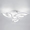 Moderne LED-kroonluchter 36W LED-plafondlamp Bloemblaadje Acryl Led-hanglampen voor badkamer Woonkamer Slaapkamer 6500K koud wit licht doorsnede 22 cm ipv 25 cm