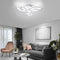 Moderne LED-kroonluchter 36W LED-plafondlamp Bloemblaadje Acryl Led-hanglampen voor badkamer Woonkamer Slaapkamer 6500K koud wit licht doorsnede 22 cm ipv 25 cm