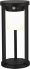 Moderne solar staande buitenlamp zwart met sensor - Chiara