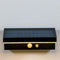 Moderne solar wandlamp buiten zwart met sensor - Hendrick