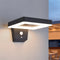 Moderne wandlamp buiten met sensor Pablo - zwart