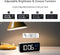 Moderne Zilveren LED Wekker met Temperatuurweergave en USB Oplaadfunctie