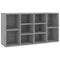 Schoenenbank 103x30x54,5 cm bewerkt hout grijs sonoma eiken