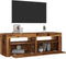 vidaXL - Tv-meubel - met - LED - 120x35x40 - cm - bewerkt - hout - oud - hout