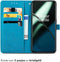 iMoshion Hoesje Geschikt voor OnePlus 11 Hoesje Met Pasjeshouder - iMoshion Mandala Bookcase - Turquoise