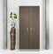 Modulaire draaideurkast Chief 200x90x42cm Halifax Eiken ombouw Aluminium