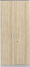 Modulaire draaideurkast Chief 200x90x42cm Halifax Eiken ombouw Aluminium