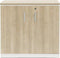 Modulaire draaideurkast Chief 85x90x42cm Ahorn met Wit ombouw