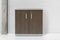 Modulaire draaideurkast Chief 85x90x42cm Antraciet eiken met Wit ombouw
