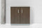 Modulaire draaideurkast Chief 85x90x42cm Halifax Eiken met Aluminium ombouw