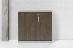 Modulaire draaideurkast Chief 85x90x42cm Halifax Eiken met Wit ombouw