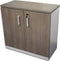 Modulaire draaideurkast Chief 85x90x42cm Robson Eiken met Wit ombouw