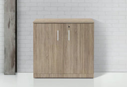 Modulaire draaideurkast hout laag Chief 85x90cm Robson Eiken