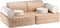 Modulaire speelbank - Brown Sugar Wigiwama - Lounge en speelbank kinderen - kinder speelbank - bankje kinderkamer - comfortabel en zacht - duurzaam speelbankje - speelsofa OEKO-TEX gecertificeerd - modulaire speelset- zitzak kinderen