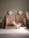 Modulaire speelbank - Brown Sugar Wigiwama - Lounge en speelbank kinderen - kinder speelbank - bankje kinderkamer - comfortabel en zacht - duurzaam speelbankje - speelsofa OEKO-TEX gecertificeerd - modulaire speelset- zitzak kinderen