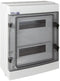 Modular hermetic switchgear (500V AC, 1000V DC) 2x12 surface-mounted (N+PE) IP65 RH-24