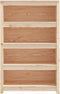 vidaXL - Boekenkast - 80x35x126 - cm - massief - grenenhout