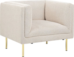 MOEN - Fauteuil - Beige - Stof