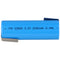 IFR22650 3.2volt to 3.3volt 2000mAh LiFePO4 battery pack with Z shape solder lug