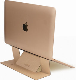 MOFT laptopstandaard - Goud - Opvouwbaar - Draagbare en verstelbare Laptop Stand - Laptop Verhoger