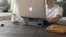 MOFT laptopstandaard - Goud - Opvouwbaar - Draagbare en verstelbare Laptop Stand - Laptop Verhoger