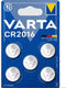 Varta CR2016 - Knoopcelbatterij 3V 90mAh Lithium - 50 stuks (10 blisters a 5 st)