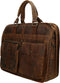 Berba Laptoptas Barbarossa Leer - bruin