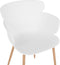 Set van 2 eetkamerstoelen SUMKLEY Wit