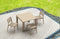 siesta vegas uitschuifbare tuintafel - 100 / 140 - donkergrijs