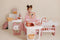 Smoby Baby nurse - Poppenmeubel - babyhuis met keuken badkamer slaapkamer - voor pop tot 42cm