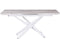 MOIRA - Uitschuifbare eettafel - Wit - 90 x 160/200 cm - MDF