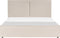 MOISSAC - Bed - Beige - 160 x 200 cm - Polyester