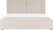 MOISSAC - Bed - Beige - 180 x 200 cm - Polyester