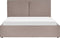MOISSAC - Bed - Taupe - 160 x 200 cm - Polyester