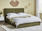 MOISSAC - Tweepersoonsbed - Donkergroen - 160 x 200 cm - Polyester