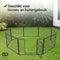 Infinity Goods Hondenren - Puppyren - 8 Panelen - 60 x 80 CM - 480 CM Omtrek - Opvouwbaar - Met Deur