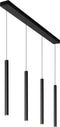 Lucide LORENZ - Hanglamp - Dimbaar LED 4x4W 3000K - Zwart